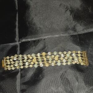 Elegant Gold and Silver Bracelet